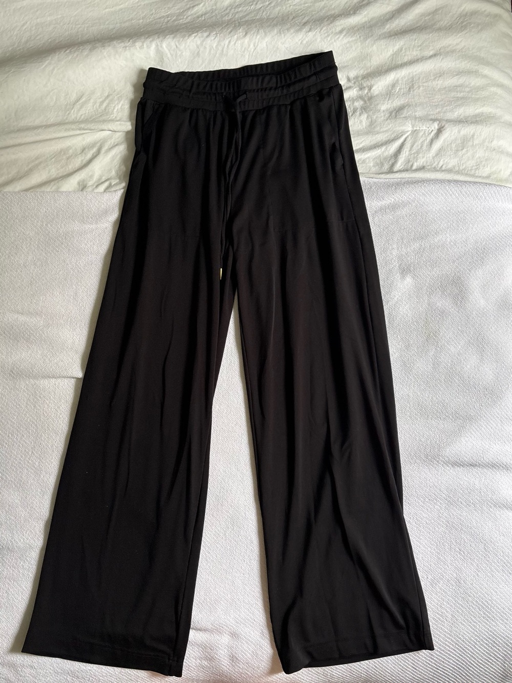 Lou and Grey Black Wide-Leg Lounge Pants